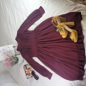 Unique Vintage Long Sleeve Dress